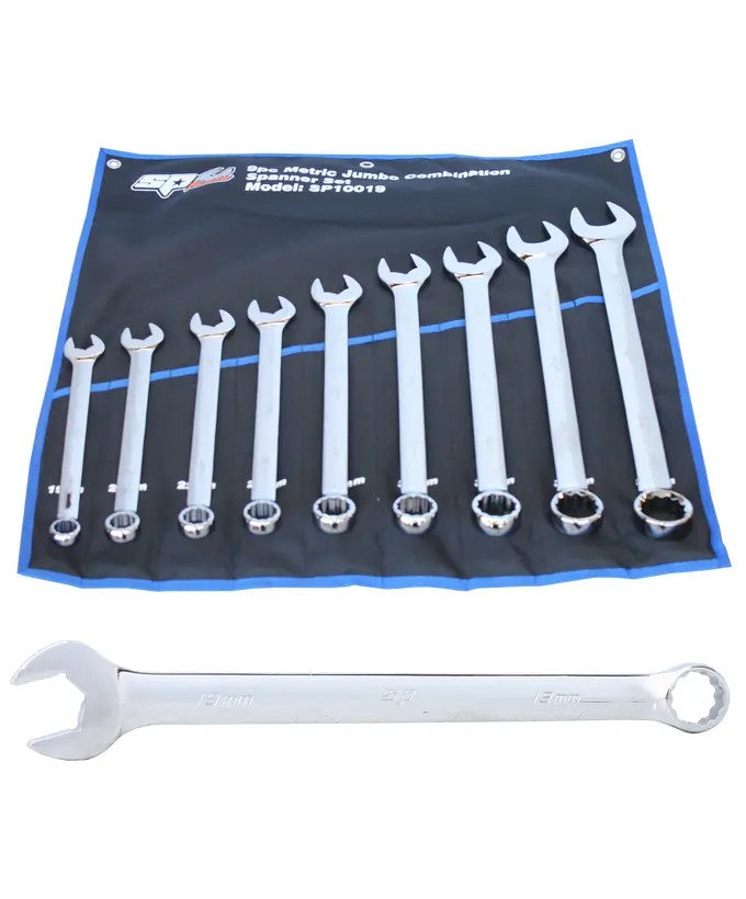 SPANNER SET - ROE QUAD DRIVE JUMBO METRIC 9PC - SP10019