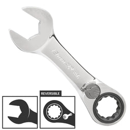 SPANNER ROE STUBBY REVERSIBLE GEARDRIVE METRIC 10M - SP17210