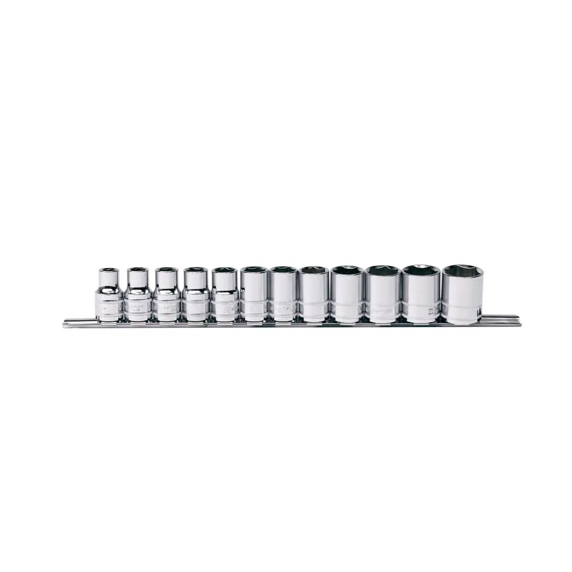 SOCKET RAIL 1/2DR 6PT 12PC METRIC - SP20332
