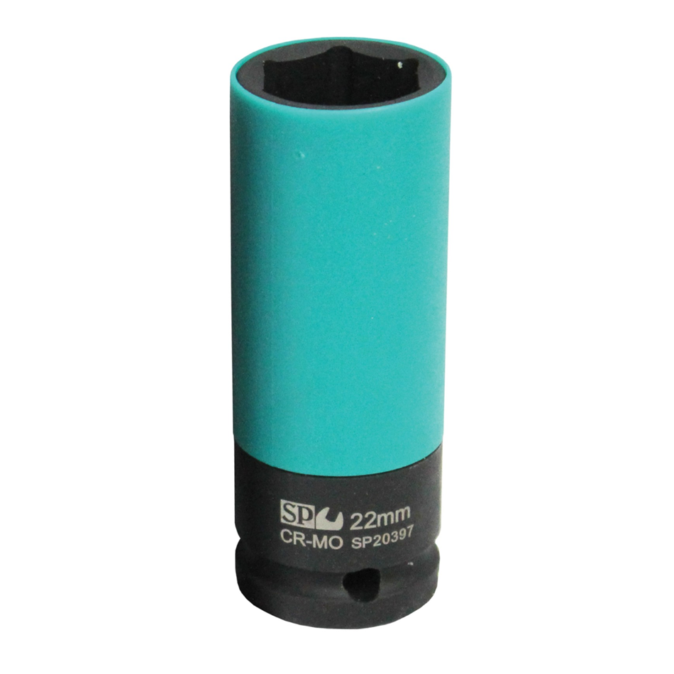 SOCKET IMPACT 1/2''DR WHEEL NUT METRIC 22MM - SP20397