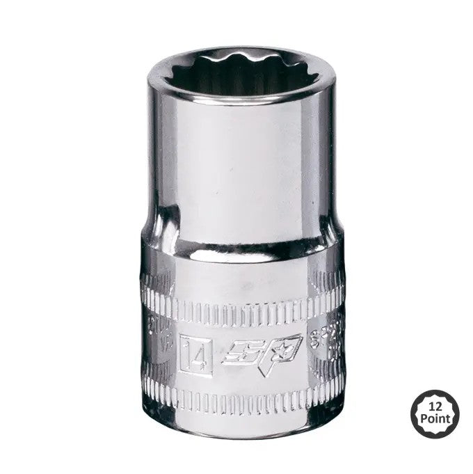 SOCKET - 3/8"DR STANDARD 12PT METRIC 14MM - SP22014