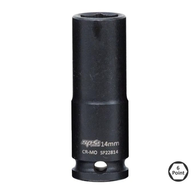 SOCKET IMPACT 3/8"DR 6PT DEEP METRIC 19MM SP TOOLS - SP22819