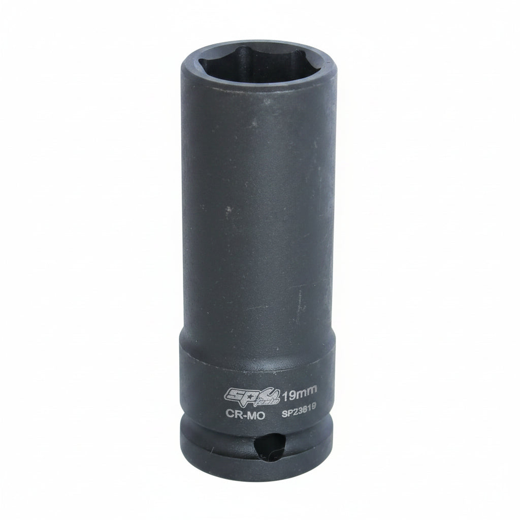 SOCKET IMPACT 1/2" DR 6PT DEEP METRIC 23MM - SP23823