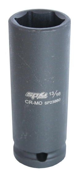 SOCKET IMPACT 1/2" DR 6PT DEEP SAE 1-1/8" - SP23865
