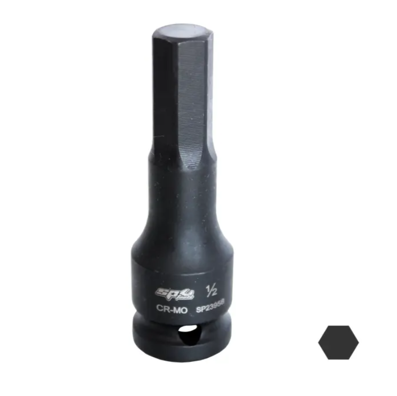 SOCKET IMPACT 1/2"DR INHEX SAE 7/16" SP TOOLS - SP23957