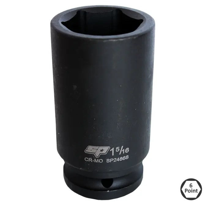 SOCKET IMPACT 3/4DR 6PT SAE DEEP 1-15/16" SP TOOLS - SP24878