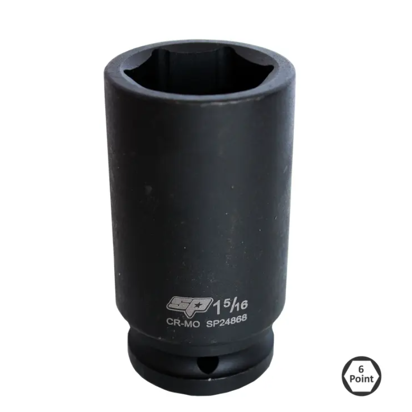 SOCKET IMPACT 3/4"DR 6PT SAE DEEP 2-3/16" SP TOOLS - SP24882