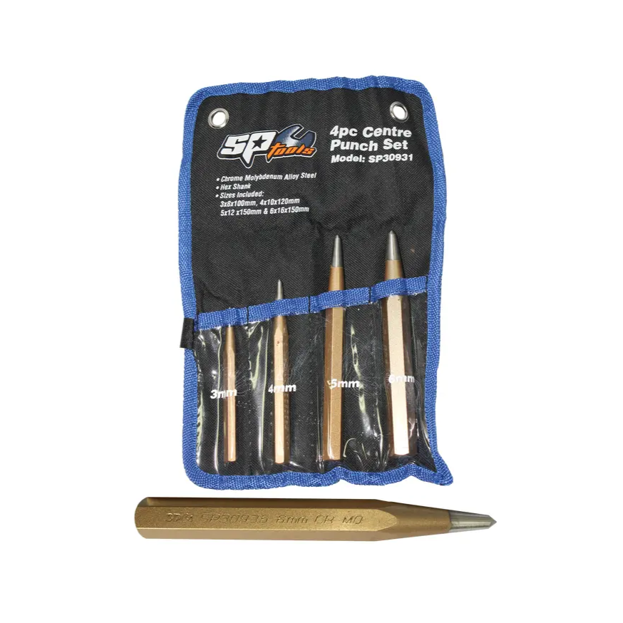 STRIKING TOOLS - CENTRE PUNCH 4PC SET - SP30931