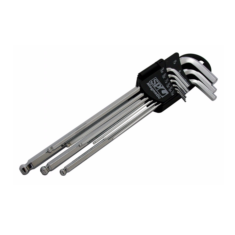 KEY SET - SAE HEX MAGNETIC BALL DRIVE 9PC - SP34512