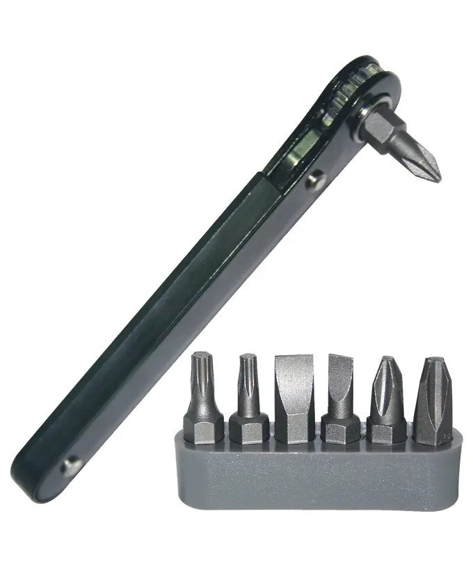 BIT SET - SLOTTED/PHILLIPS/TORX 1/4"DR HEX RATCHET - SP39608
