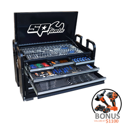 TOOLKIT 250PC METRIC/SAE - WHITE 7 DRAWER - SP50118W