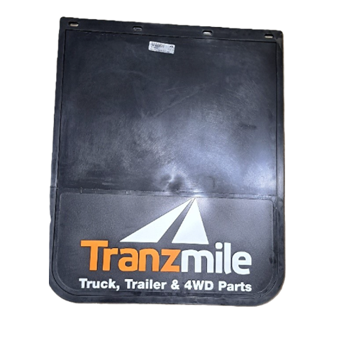 TRANZMILE BLACK MUDFLAP 13" X 24" - TM1324BLACK