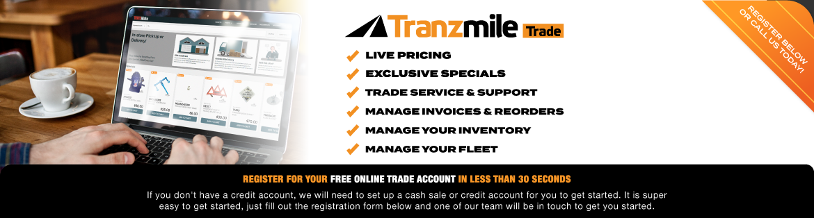 Tranzmile Trade Register Banner